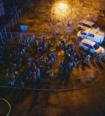 В Киеве ночью произошел пожар в общежитии: эвакуировали 30 человек