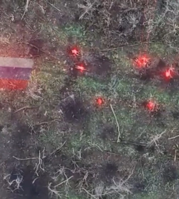 Ліквідацію російської піхоти дронами на Бахмутському напрямку показали ЗСУ