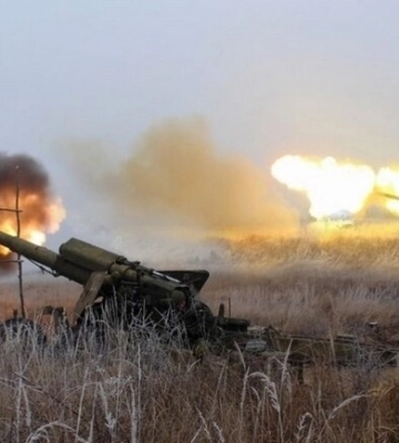 Ворог тричі атакував Нікопольський район з важкої артилерії