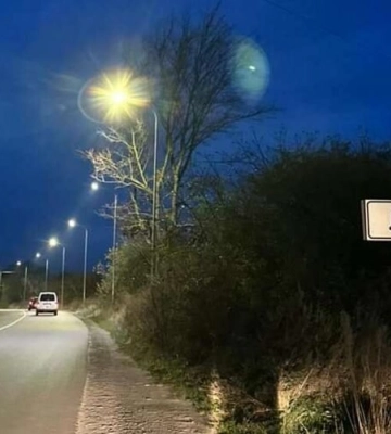 На в’їзді до Львова облаштували вуличне освітлення