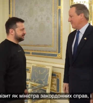 До Києва прибув міністр закордонних справ Великої Британії Кемерон