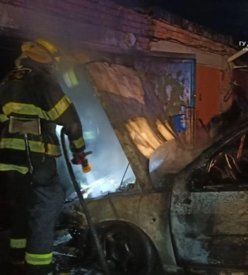 В Олександрії горів легковий автомобіль