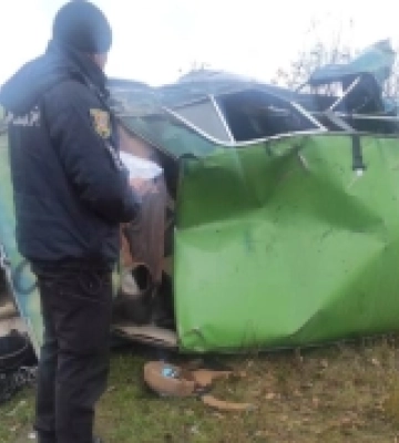 На Одещині водій легковика перекинувся, втікаючи від патрульних