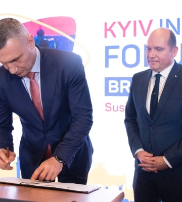 Кличко у Брюсселі відкрив інвестиційний форум: робимо все, щоб Київ став флагманом повоєнного відновлення та розвитку