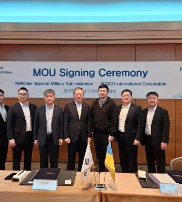 Корейська компанія побудує на Миколаївщині завод з виробництва сталевих модулів