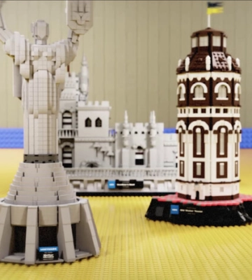 Україна-мати, маріупольська водонапірна вежа та Ластівчине гніздо: LEGO створить унікальні конструктори, присвячені Україні
