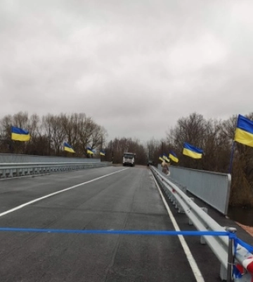 На Житомирщині відновили зруйнований під час бойових дій міст