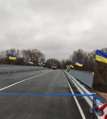 На Житомирщині відновили зруйнований під час бойових дій міст