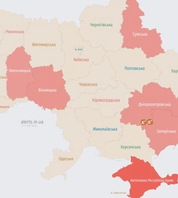 Окупанти випустили по території України дрони-камікадзе