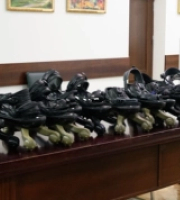 За бюджет Луцької громади для нацгвардійців закупили дрони та протимінні чоботи