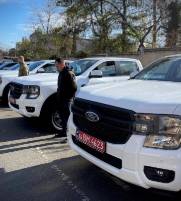 Одеська бригада тероборони отримала автомобілі високої прохідності
