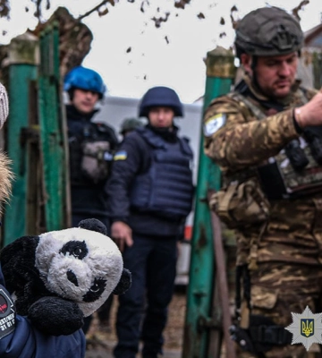 Правоохоронцям вдалося евакуювати п&#039;ятьох дітей з Торецької громади