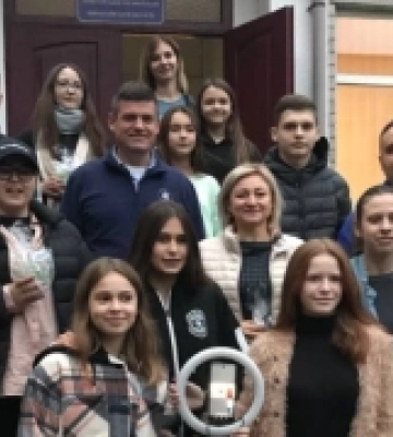 Юні активісти Баштанки зустрілися з представниками благодійного фонду