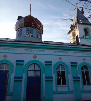 У селі Зміївка Бериславського району  ворожими обстрілами пошкоджено храм 