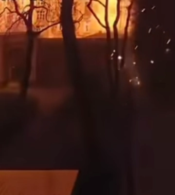З’явилось відео вибуху російської ракети біля Одеського художнього музею