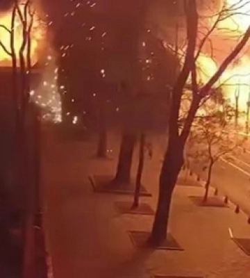 Одеський художній музей показав відео вибуху ракети окупантів 5 листопада (відео)