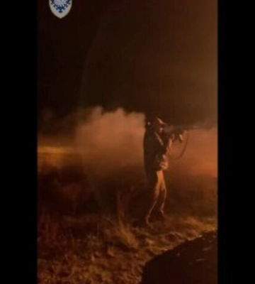 Повітряні сили показали, як уночі збивали ворожі дрони (відео)
