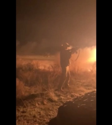 Повітряні сили показали, як уночі збивали ворожі дрони (відео)