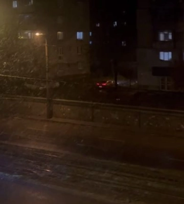 У Дніпрі пішов перший сніг