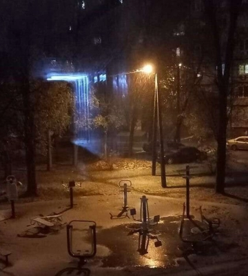 У Дніпрі пішов перший сніг