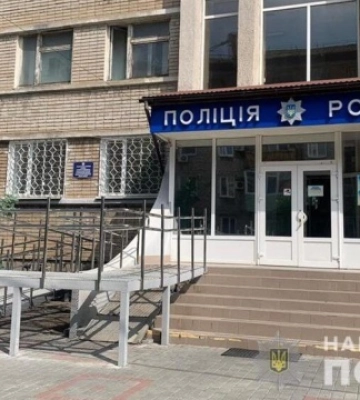 У центрі Бердянська стався вибух біля захопленого рф відділу поліції