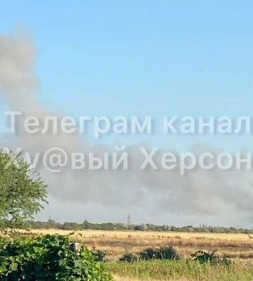 ЗСУ вразили ворожий склад боєприпасів в окупованому Генічеську 