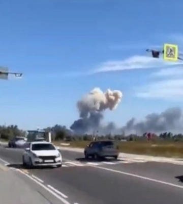 В Крыму прогремели взрывы