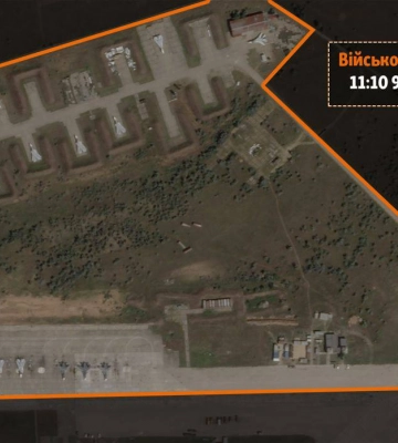 До взрывов на военном аэродроме возле Новофедоровки находились российские самолеты Су-30СМ, Су-33 и Су-24М, - СМИ. ФОТО