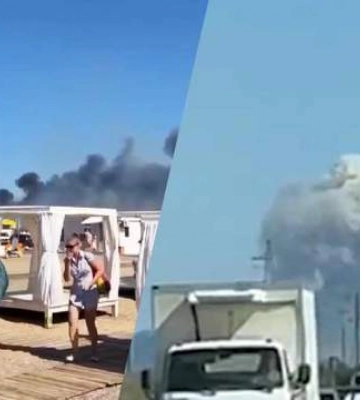 В окупованому Криму вибухи біля військового аеродрому (Відео)