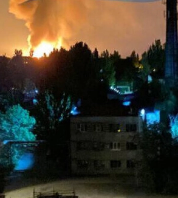 Мощные взрывы прогремели возле пивзавода во временно оккупированном Донецке. ВИДЕО