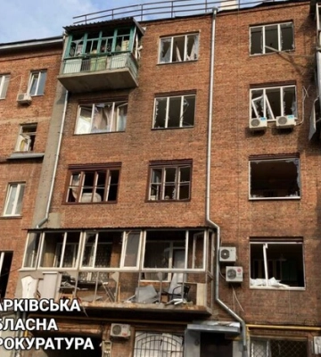 Прокуратура розпочала провадження за фактом нічного обстрілу Харкова. ФОТО