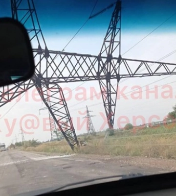 На Херсонщине авария на линии высоковольтных передач - Геращенко