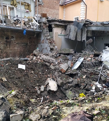 Вночі росіяни знову обстріляли середмістя Харкова