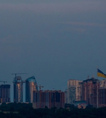 В Киеве утром воздух чистый