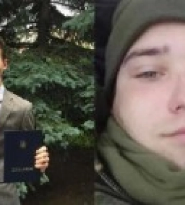 На Одещині священник УПЦ освятив поклонний хрест на згадку про загиблого захисника України