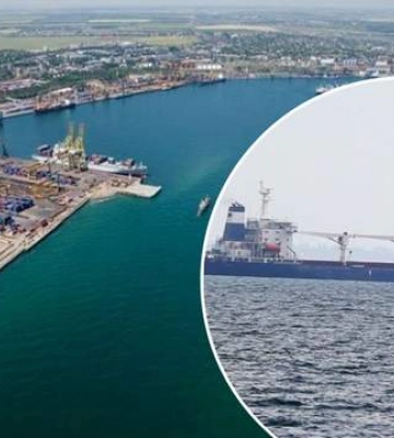 Из порта &quot;Черноморск&quot; вышел 6 караван с украинским продовольствием