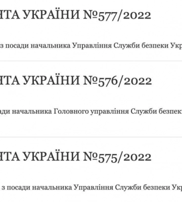 Президент України звільнив начальника Управління СБУ в Львівській області