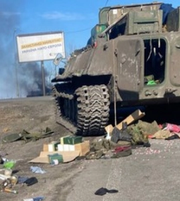 Великий відступ: яскраві меми та фотожаби на втечу росіян від ЗСУ на Харківщині