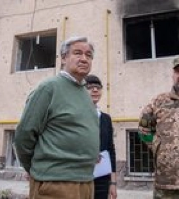 Глава ООН прибыл во Львов