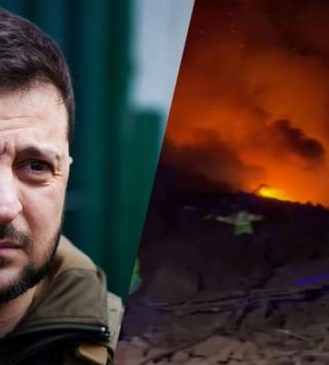 Зеленський: росіяни у Харкові ударили в гуртожиток, точна кількість жертв невідома