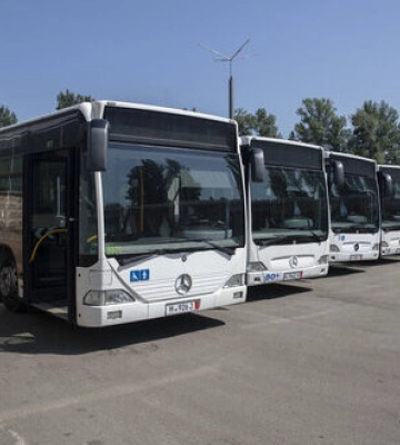 “Київпастранс” отримав 19 автобусів, які місто отримало від німецьких партнерів