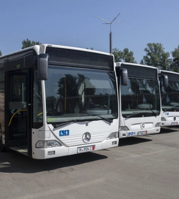 “Київпастранс” отримав 19 автобусів, які місто отримало від німецьких партнерів