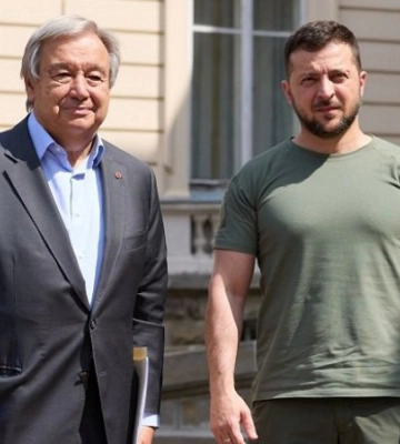 Зеленський закликав генсека ООН забезпечити безпеку Запорізької АЕС