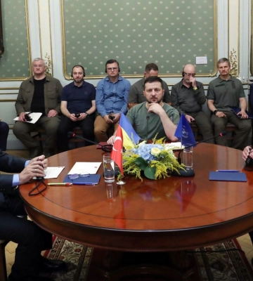 Во Львове завершилась встреча Зеленского, Эрдогана и Гутерриша
