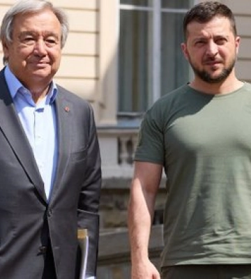 Зеленський  провів зустріч з генсеком ООН у Львові
 (відео, фото)