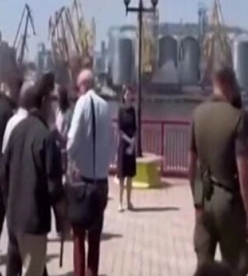 Генсек ООН Гутерріш прибув до одеського порту. ВIДЕО