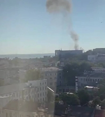 Штаб Чорноморського флоту у Севастополі знову у вогні
