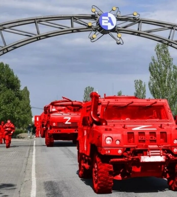 На Запорізьку АЕС завезли ще більше військової техніки та окупантів