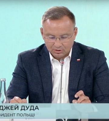 Президент Польщі: Треба звільнити усю територію України, разом з Кримом
