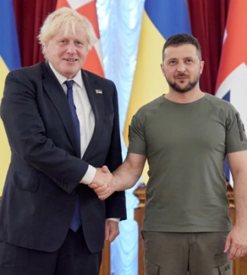 Джонсон у Києві анонсував новий пакет військової допомоги ЗСУ від Великої Британії